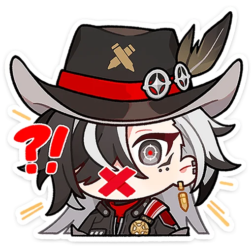 🤐 Стикер «Honkai Star Rail HSR Тик Так Тик Так» для Telegram