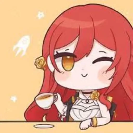 ❤️ Стикер «Himeko - Honkai Star Rail» для Telegram