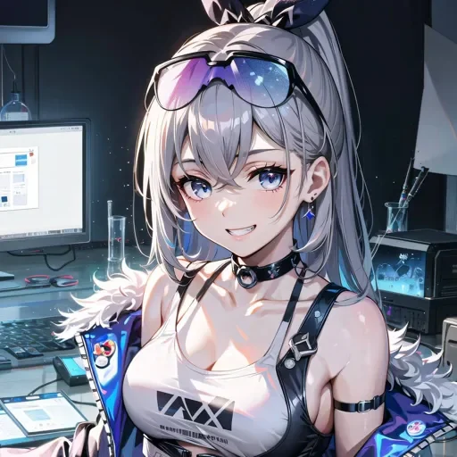 😁 Стикер «Silver wolf - Honkai Star Rail» для Telegram