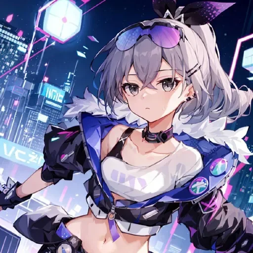 🥵 Стикер «Silver wolf - Honkai Star Rail» для Telegram