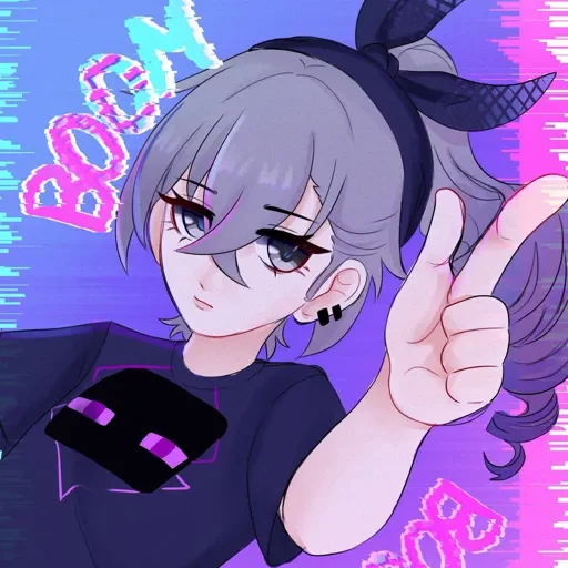 🫢 Стикер «Silver wolf - Honkai Star Rail» для Telegram