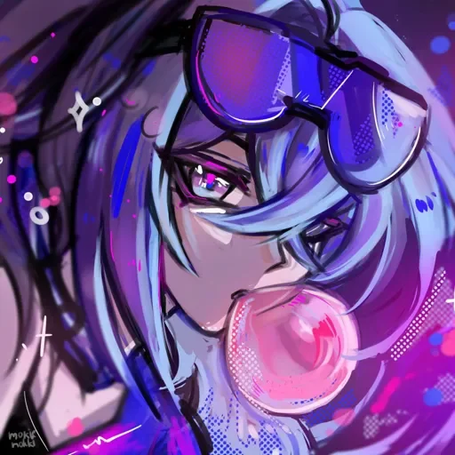 😢 Стикер «Silver wolf - Honkai Star Rail» для Telegram