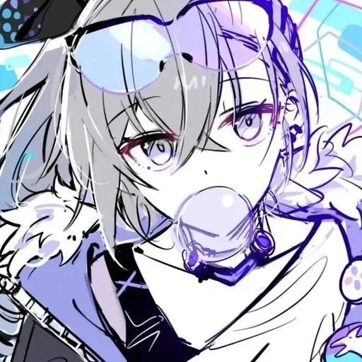 😕 Стикер «Silver wolf - Honkai Star Rail» для Telegram