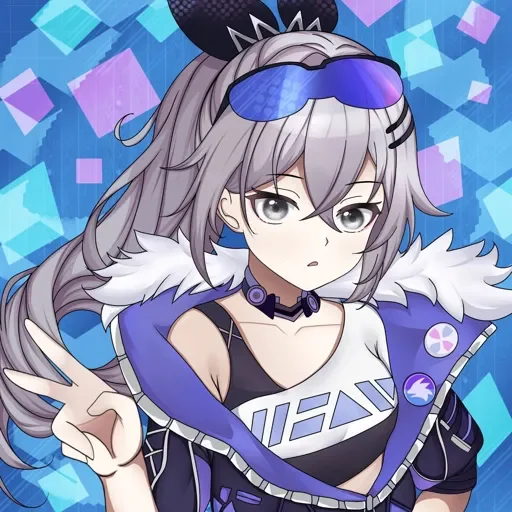 😯 Стикер «Silver wolf - Honkai Star Rail» для Telegram