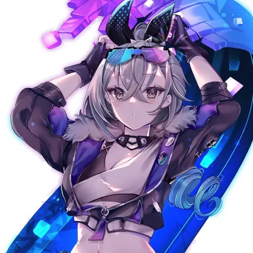 🥶 Стикер «Silver wolf - Honkai Star Rail» для Telegram