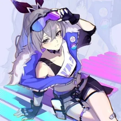 🙂 Стикер «Silver wolf - Honkai Star Rail» для Telegram