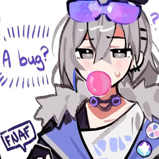 😮 Стикер «Silver wolf - Honkai Star Rail» для Telegram