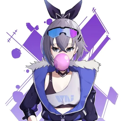 😔 Стикер «Silver wolf - Honkai Star Rail» для Telegram