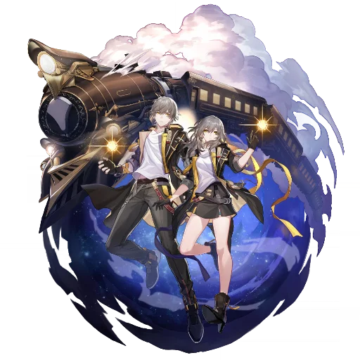 👍 Стикер «Honkai Star Rail Characters Banner» для Telegram