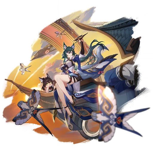 👍 Стикер «Honkai Star Rail Characters Banner» для Telegram