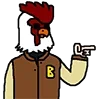 Стикер 10 🐯 Hotline Miami