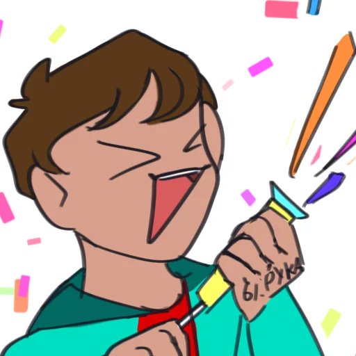 🎉 Стикер «Цирк квадратный» для Telegram