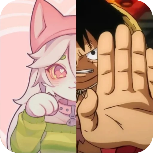 ❌ Стикер «Cattail or Luffy» для Telegram
