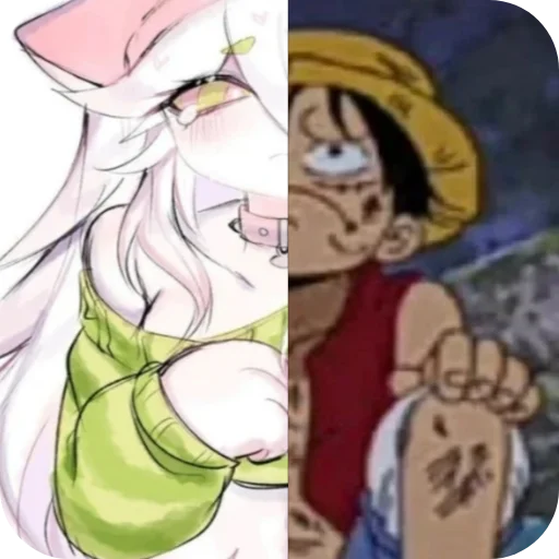 Стикерпак Cattail or Luffy для Telegram