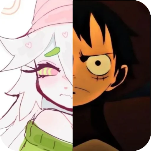 😡 Стикер «Cattail or Luffy» для Telegram