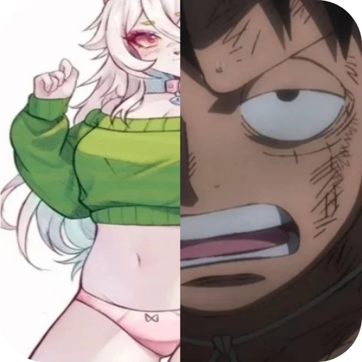 🤕 Стикер «Cattail or Luffy» для Telegram