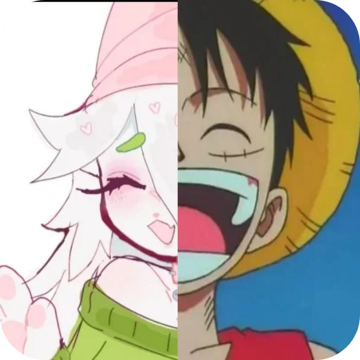 😁 Стикер «Cattail or Luffy» для Telegram