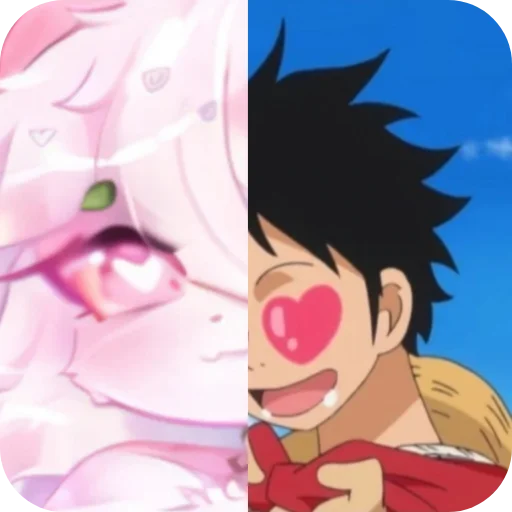 😍 Стикер «Cattail or Luffy» для Telegram