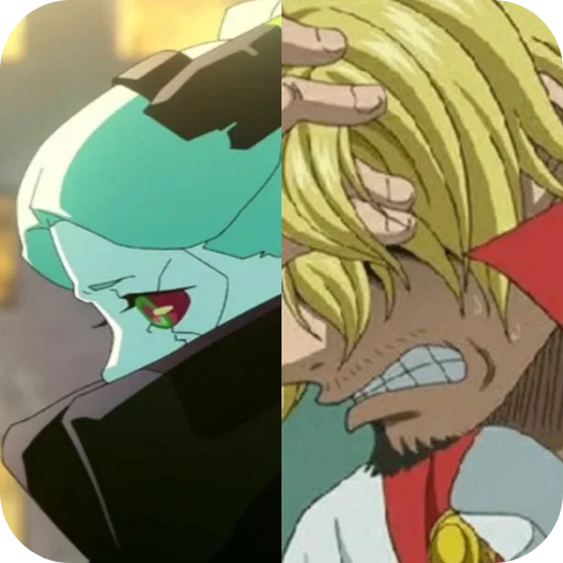 😪 Стикер «Rebecca or Sanji» для Telegram