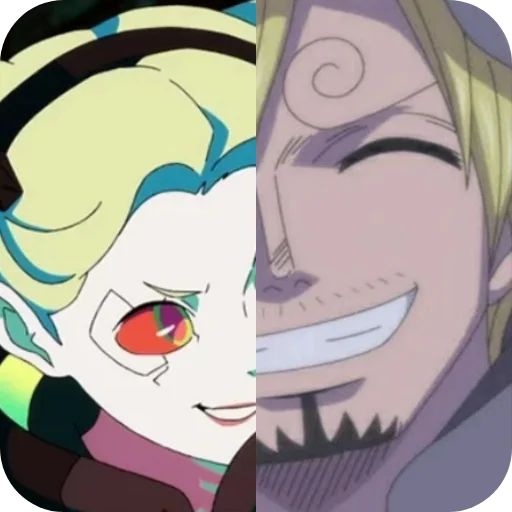 👍 Стикер «Rebecca or Sanji» для Telegram