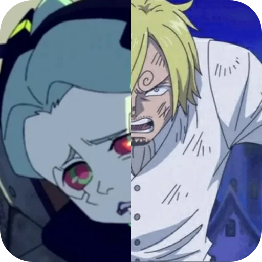 😠 Стикер «Rebecca or Sanji» для Telegram