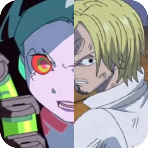 😟 Стикер «Rebecca or Sanji» для Telegram