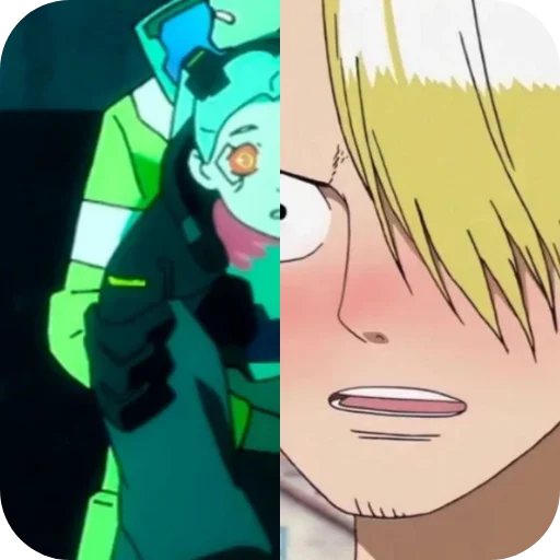 🫣 Стикер «Rebecca or Sanji» для Telegram