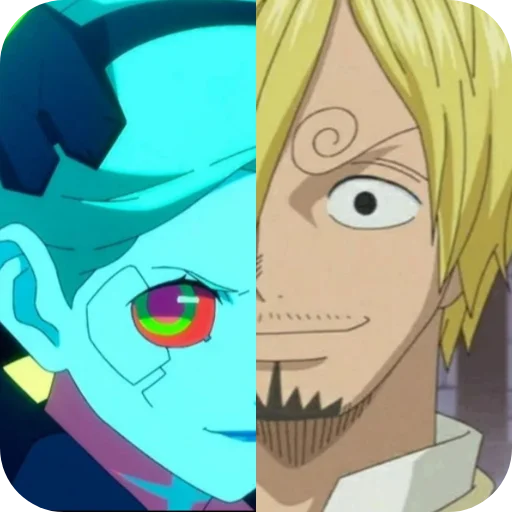 😉 Стикер «Rebecca or Sanji» для Telegram