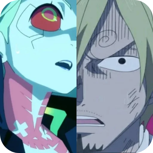 😱 Стикер «Rebecca or Sanji» для Telegram