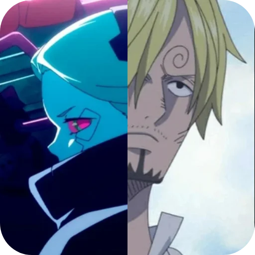 😶 Стикер «Rebecca or Sanji» для Telegram