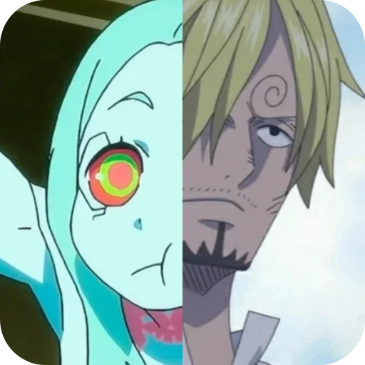 🤨 Стикер «Rebecca or Sanji» для Telegram