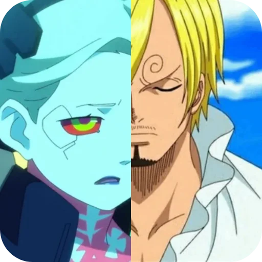 😒 Стикер «Rebecca or Sanji» для Telegram