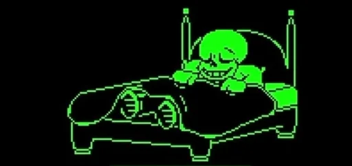 🛌 Стикер «Green Sans» для Telegram