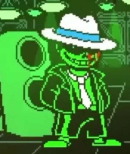 🤠 Стикер «Green Sans» для Telegram