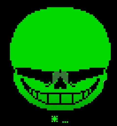 😠 Стикер «Green Sans» для Telegram