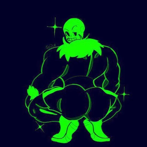 😏 Стикер «Green Sans» для Telegram