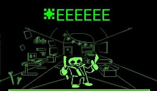 🆒 Стикер «Green Sans» для Telegram