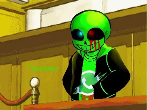 👌 Стикер «Green Sans» для Telegram