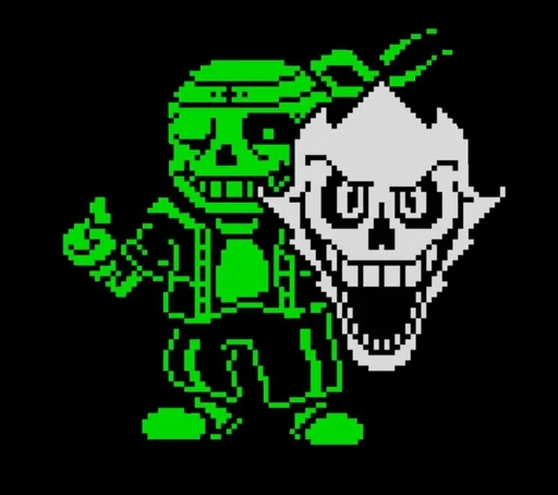 🥷 Стикер «Green Sans» для Telegram