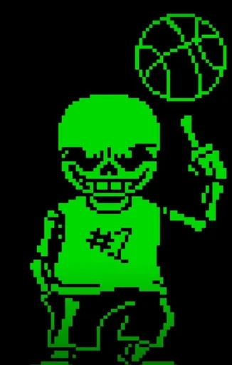 😎 Стикер «Green Sans» для Telegram