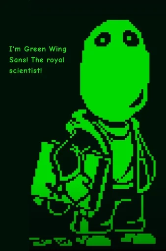 👨‍🔬 Стикер «Green Sans» для Telegram