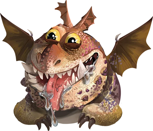 🤤 Стикер «How to Train Your Dragon» для Telegram