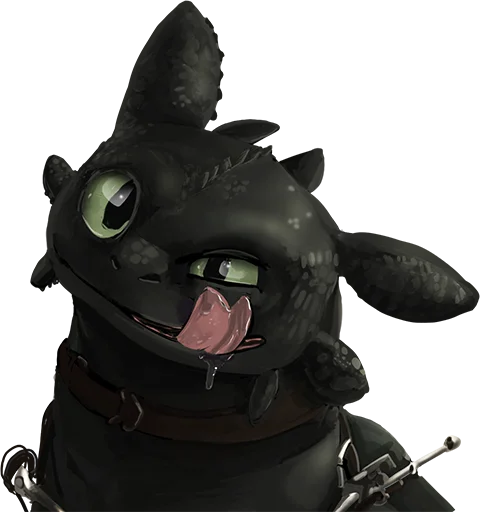 Стикерпак How to Train Your Dragon для Telegram