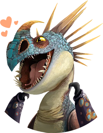 🥰 Стикер «How to Train Your Dragon» для Telegram