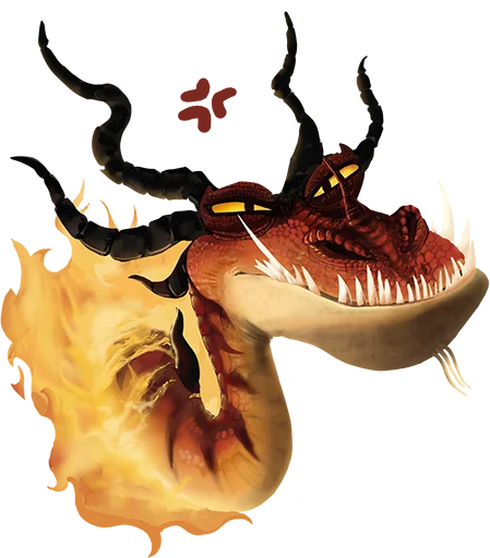 😡 Стикер «How to Train Your Dragon» для Telegram
