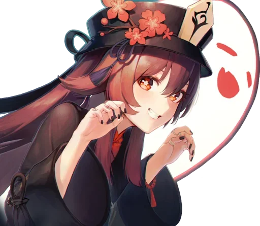 👻 Стикер «Hu Tao (genshin_impact)» для Telegram