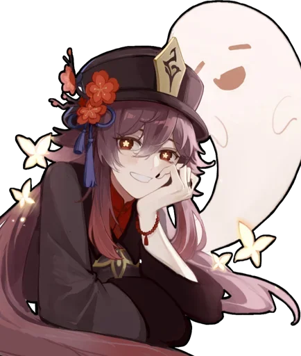 🙂 Стикер «Hu Tao (genshin_impact)» для Telegram
