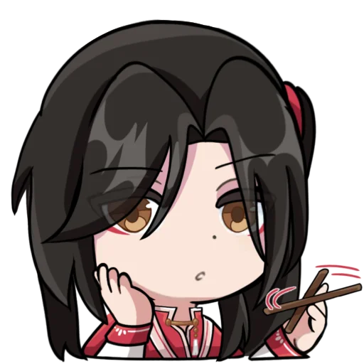 😕 Стикер «Hua Cheng genshin chibi» для Telegram