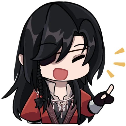 😄 Стикер «Hua Cheng genshin chibi» для Telegram