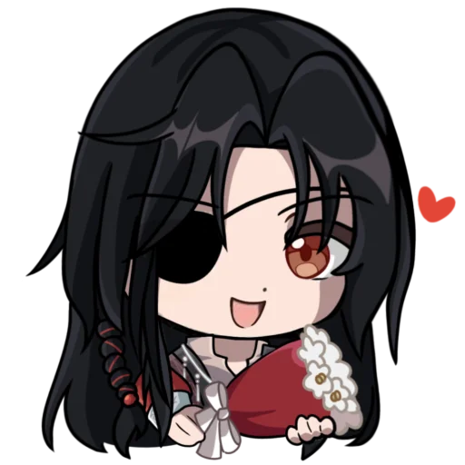 ❤️ Стикер «Hua Cheng genshin chibi» для Telegram